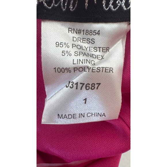 2/$30 Dear Moon Hot Pink One-Shoulder Ruffle Mini Dress - Picture 5 of 15